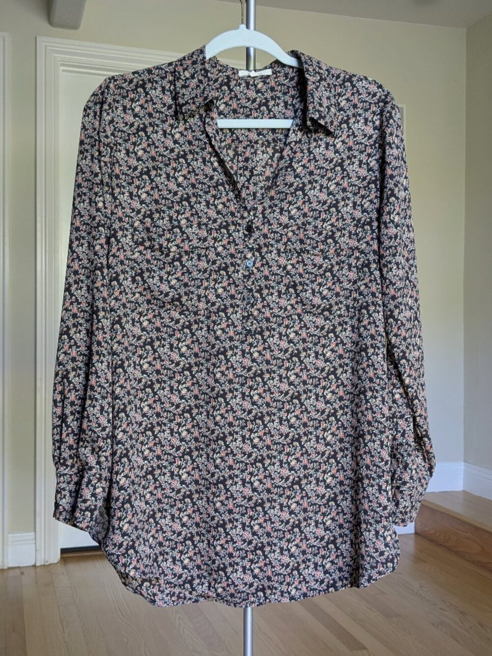Pleione Floral Print Blouse M